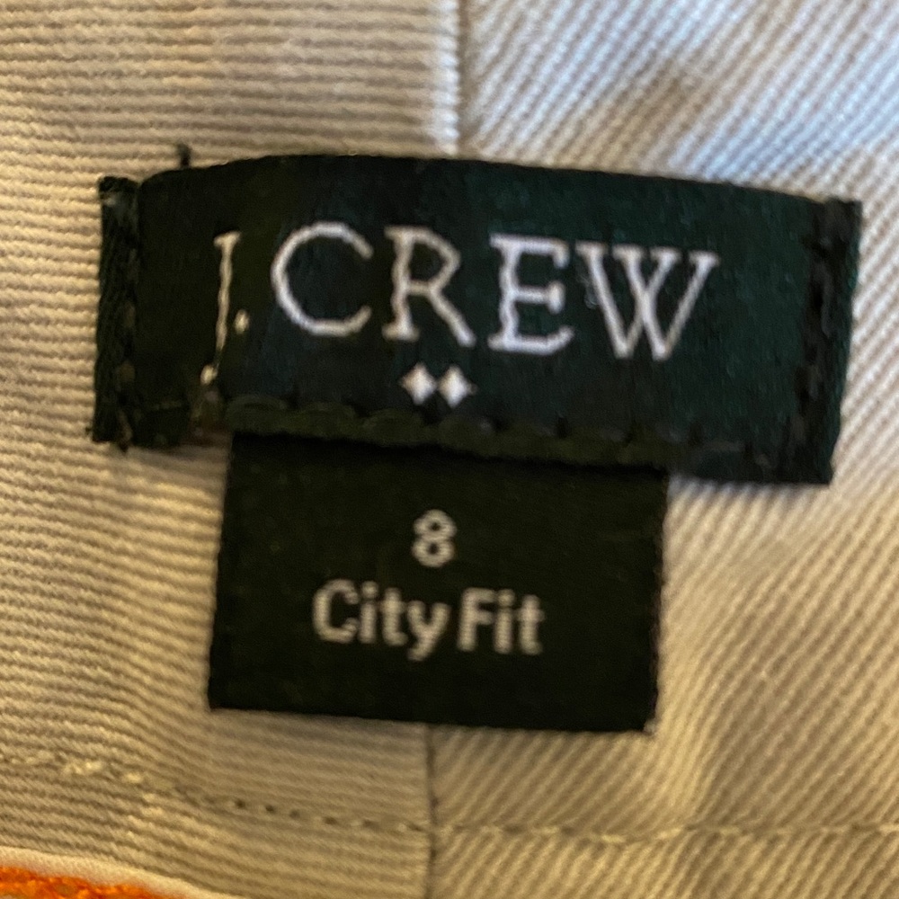 J. Crew Cream Chino Bermuda Short Shorts, Women’s Size 8 - Picture 5 of 7